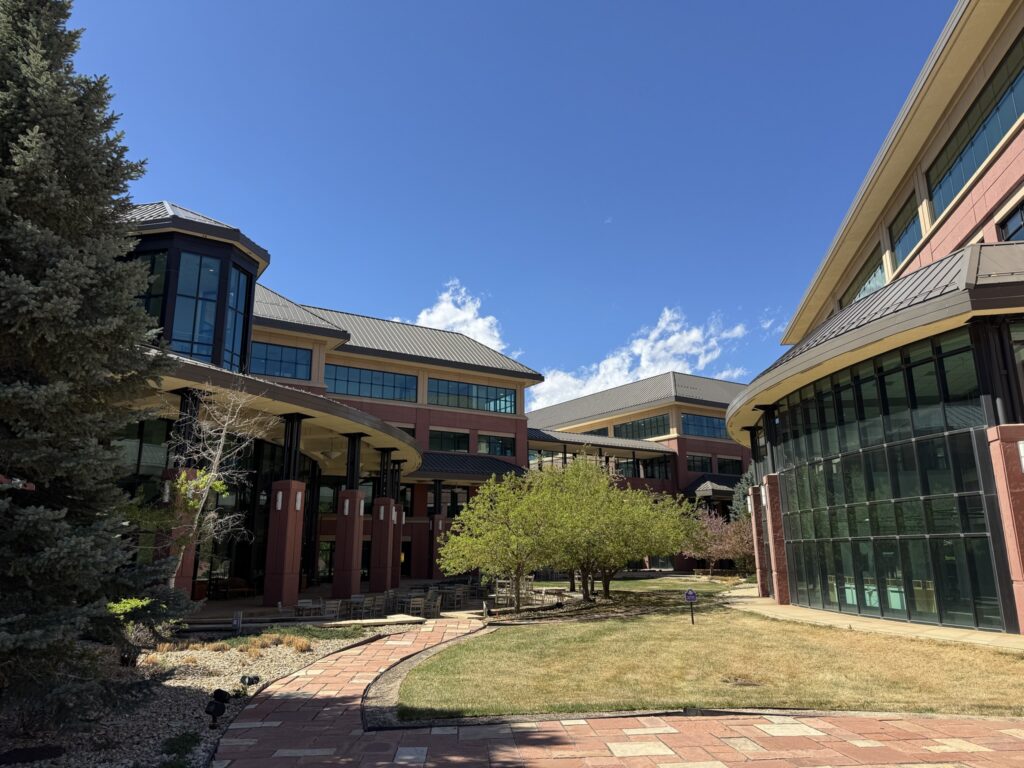 Courtyard and buildings at 5 Point Life Center